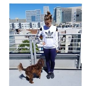 Adidas originals cut-out sweater